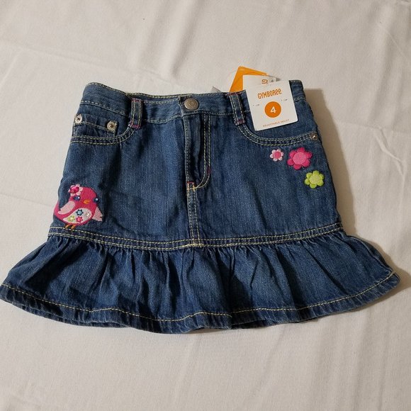 Gymboree Smart and Sweet adjustable waist size 4 skort NWT - Picture 2 of 5